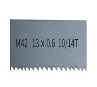 1pcs 8" 9" 10" 14" 16" M42 Bimetal Band Saw Blades 1140-2630mm Bandsaw Blades Cut Hardwood Metal(13x0.6mm 10-14Tpi,Length 1790mm)