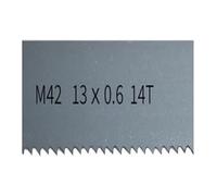 1pcs 8" 9" 10" 14" 16" M42 Bimetal Band Saw Blades 1140-2630mm Bandsaw Blades Cut Hardwood Metal(13x0.6mm 14Tpi,Length 1570mm)