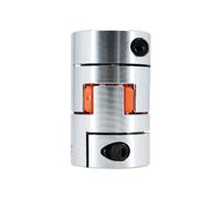 1Pcs 8/9.5/10/12/12.7/14/15/16/17/18/19/20/22mm D40mm L55mm 3 Jaw electronic starter Shaft Flexible Plum Coupling Shaft Coupler Clutch IINKUEYK(8X12)