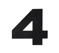 1pcs 8 Inch/200 Mm Floating House Number Bold Numbers A B C Address Sign 0-9 Letters Big Modern Door Plates Home Outdoor Numeros(4)