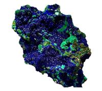 1pcs 800-900g Azurite Symbiosis Malachite Quartz Crystal