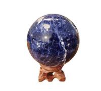 1pcs 800-900g Blue Sodium Balls, Quartz Crystal Ore Polishing Gemstone Stone