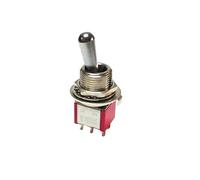 1pcs 8013 SH T80-T Z1 Series short Handle 12mm ON-MOM(momentary) SPDT 6Pin 2Position Panel Toggle Switch 5A 125VAC