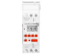 1PCS 85-265V Wide Voltage AC Sunrise Sunset Timer 16A 30A Timer Control Switch Din Rail Sunrise and Sunset in Latitude and Longitude(30A)