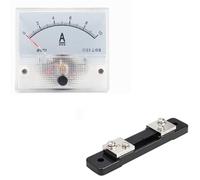 1Pcs 85C1 DC Ammeter Paired With 75mV Shunt, One Set Of 10A/75mV 20A/75mV 30A/75mV 50A/75mV(10A)