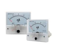 1Pcs 85C1 Milliampere Pointer Meter 1mA 5mA 10mA 20mA 30mA 50mA 100mA 150mA 200mA 300mA 500mA 1000mA Panel Meter Ammeter(DC 15mA)