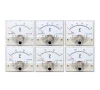 1PCS 85C1 pointer type voltmeter 5V10V15V20V30V100V150V250V300V450V500V size 64mm * 56mm(100V)