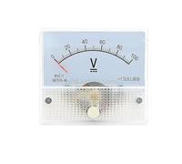 1Pcs 85C1-V DC Analog Panel Voltmeter Ammeter Amp Volt Meter Gauge 85C1 1V 2V 3V 5V 10V 15V 20V 30V 50V 75V 100V 300V 400V 500V(400V)