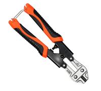 1pcs 8Inch Mini Bolt Cutter,Heavy Duty CR-V Metal Wire Cable Cutters with Ergonomic Rubber Anti-Slip Handle,Heavy Duty Spring Snips Clippers,Strong Bolt Croppers to Cut Wire,Cables,Chains,Small Screws