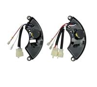 1pcs 8KW AVR Automatic Voltage Regulator 6-/7-/8-wire Single- 220V Three-phase 380V(Silver)