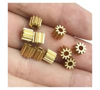 1PCS 8T 9T 10T 11T 12T 13T 14T 15T 16T 18T Teeth 0.3 Modulus 1mm 1.5mm 2mm Hole Spindle Metal Gear electronic starter Shaft Reduction AUOQKQUT(15T 1.98mm Hole)