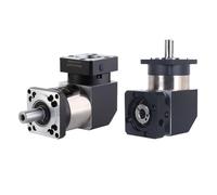 1PCS 90 Degree Planetary Reducer Backlash ≤10arcmin Ratio 3~100:1 Gearbox for Nema42/52 3PH Stepper 110/130mm(Blu,Speed Ratio 30 to 1)