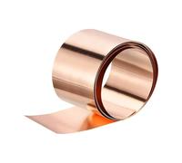 1pcs 99.9% Pure Copper Metal Sheet Foil Roll - DIY Electrical Project, 50-200mm Width, 3500mm Length, 0.01-0.5mm Thickness(3500x100x0.1mm)