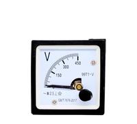 1pcs 99T1 AC Voltmeter Pointer AC Voltage Measuring Instrument 100V 250V 300V 450V 500V Size 48mm * 48mm(300V)