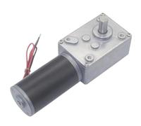 1pcs A58SW31ZY DC 12V 24V Worm Geared Motor 7-470rpm High Torque D Shaft Motor 8mm Shaft Rotating Table Door Self-lock 70kg.cm 6.5A(27RPM,24V)