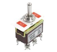 1pcs AC 250V/15A 125V/20A ON/OFF/ON 3 Position DPDT Toggle Switch Momentary