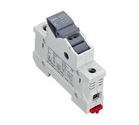 1pcs AC Fuse Holder Base Fusibles Box RT18-32 10x38MM 500V Fast Blow Ceramic RO15 DIN Rail Moun(Rt18-32,25v)