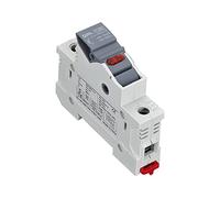 1pcs AC Fuse Holder Base Fusibles Box RT18-32 Box 10x38MM 500V Fast Blow Ceramic RO15 DIN Rail Moun Protected circuits (Color : Rt18x-32, Size : 32A)