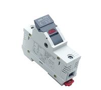 1pcs AC RT18-63 Fuse Holder Box Base Fast Blow Ceramic 14x51MM 500V RO16 DIN Rail Moun Protected circuits (Color : Rt18-63, Size : 8A)