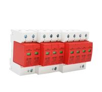 1Pcs AC SPD Surge Protector 2P 3P 4P Low Voltage Distribution Household Arrester Protection Device Switch Module LBO(3P AC,30-60KA(385V))