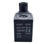 1pcs AC187V-253V 2/2Way Lnner Hole 17mm, Height 48mm DC24V AC220V Solenoid Valve Coil(DC24V)