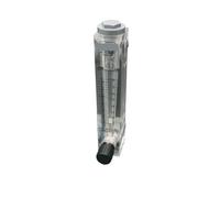 1pcs Acrylic Rotameter Flow Meter LZM-15ZT with Control Valve Panel Mount Transparent Flow Indicator for Low Flow Rate Gas or Liquid(25-250L-H)