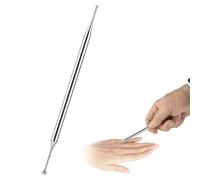 1PCS Acupuncture Needles Acupuncture Pen Dual Head Facial Reflexology Tools Portable Body Point Probe Massage Tool Double Headed Hand Point Probe Pen Stainless Steel Manual Acupuncture Pen (15cm)