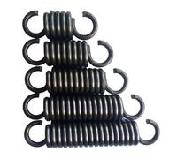 1pcs Adjustable 4.0mm Wire Diameter Extension Spring with Hook - Custom Length 68-500mm for Tension Applications(25 x 450 mm)