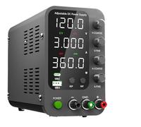 1Pcs Adjustable DC power supply 30V 10A adjustable desktop power supply adjustable laboratory power supply 110V~220V adjustable volta(120A3V-360W,220V AU)