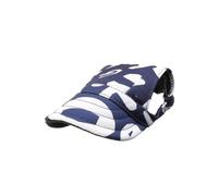 1pcs Adjustable Pet Baseball Sun Cap with Ear Holes for Dogs Cats(Style A Blue letters,M)