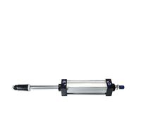 1pcs Adjustable Standard Pneumatic High Thrust Cylinder Bore SCJ32/40/50/63/80/125mmAir Cylinder Piston Stroke 25/50/75/100/200/300mm(Stroke 200-50mm,BORE 100mm)