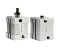 1pcs ADN40*10/15/20/25/30/45/50/80 Male Female Double Action Air Pneumatic Cylinder(ADN40x90,External Thread)