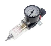 1Pcs AFR-2000 Pneumatic Filter Regulator Air Treatment Unit Pressure Switches Gauge AFR2000 (Color : AFR-2000)(Afr-2000 W Pc-10mm)