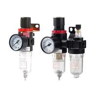 1pcs AFR2000 AFC2000 Pneumatic Filter Regulator Air Treatment Unit Pressure Switches Gauge For Compressor with Fittings(AFR 8mm fittings)