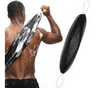 1Pcs African Net Sponge, Extra Large Exfoliating Bath Sponge with Rough Texture, Deep Cleaning Body Scrubber for Shower, Back Loofah for Men and Women