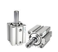 1pcs Air Cylinder SDA Series Pneumatic Compact Cylinder 12 16 20 25 32 40 50 63 80mm Bore to 5 10 15 20 25 30 35 40 45 50mm Stroke(Stroke 45mm,Bore 16mm)