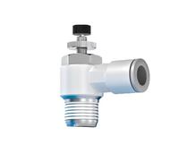 1PCS Air Pneumatic Fitting AS Manual Rotary Throttle Throttle Air Speed Control Valve(AS4211F-04-08)