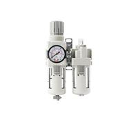 1pcs Air Source Treatment of Compressed air Compressor with Pneumatic Pressure reducing Valve AC White Oil-Water Separation(AC30-03G)