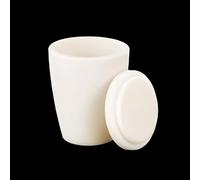 1pcs Alumina Corundum Crucible with Cover - 3ml to 100ml Capacity for Laboratory Analysis and Melting(15.01ml)