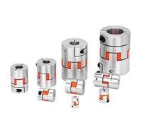 1pcs Aluminium Plum Flexible Coupler D20L25 Spider Elastic Motor Coupling Shaft CNC Jaw shaft coupling 4/5/6/6.35/7/8/10 mm(4x4)