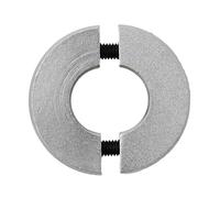1Pcs Aluminum Alloy Fixed Locking Limit Ring 6-20mm Diameter Double Split Shaft Collar with Screws(20mm)