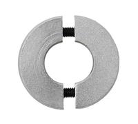 1Pcs Aluminum Alloy Fixed Locking Limit Ring 6-20mm Diameter Double Split Shaft Collar with Screws Separate Axis(16mm)
