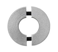 1Pcs Aluminum Alloy Fixed Locking Limit Ring - Double Split Shaft Collar for 6-20mm Diameter with Screws(17mm)