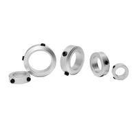 1Pcs Aluminum Alloy Fixed Locking Limit Ring Stop Screw Type 6-30mm Diameter Shaft Collar Retainer Locator with Screws(SCC30 30-45-15)