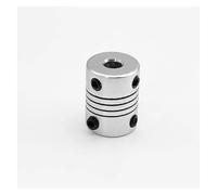 1Pcs Aluminum Alloy Wound Elastic RS Coupling D16L23 Inner Hole For Connecting The Driving And Driven Shafts 2/3/3.17/4/5/6/6.35(4mm to 5mm)