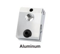 1Pcs Aluminum/Copper Prusa Mini Heater Block(Aluminum)