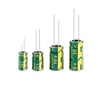 1PCS aluminum electrolytic capacitor 10V 470UF 680UF 1000UF 1500UF 3300UF high frequency low capacitor DIY 2000 hours long life(10V1500UF 10x17)