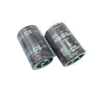 1PCS aluminum electrolytic capacitor machine inverter frequency converter capacitor 400V820UF-35X40mm IDGTTLDF