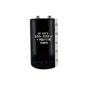 (1pcs) aluminum electrolytic large capacitor 450V2200UF 500V2200UF screw pin capacitor ICXLPMC(50 x155mm)