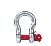 1pcs American style shackle, national standard lifting ring hook, U-shaped horseshoe buckle(13.5t)